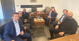 VALİ AKTAŞ, MÜTEAHHİTLERLE GÖRÜŞTÜ 